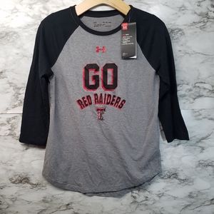 Under Armour Texas Tech Raiders Gray Tshirt XS